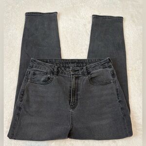 American Eagle Women’s Curvy Mom Jeans Black Stretch - Size 4 Short
